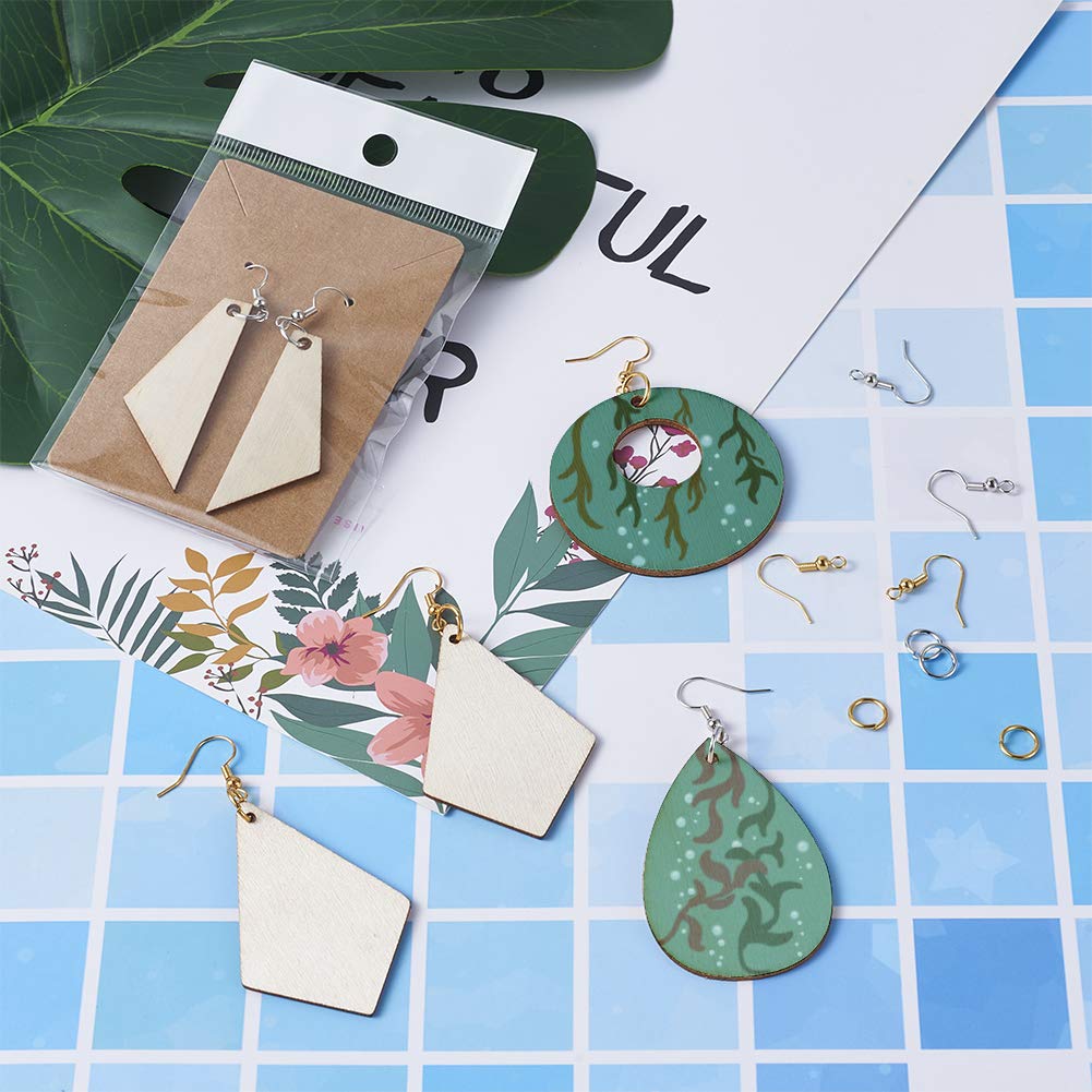 STOBOK 120 Stks Sieraden Bamboe Materiaal