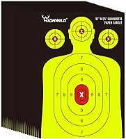 Vista 23 de Highwild Soporte de papel para objetivo de tiro al blanco - 17X25 Pulgadas - Adecuado para pistolas, rifles, armas de aire, armas de balines