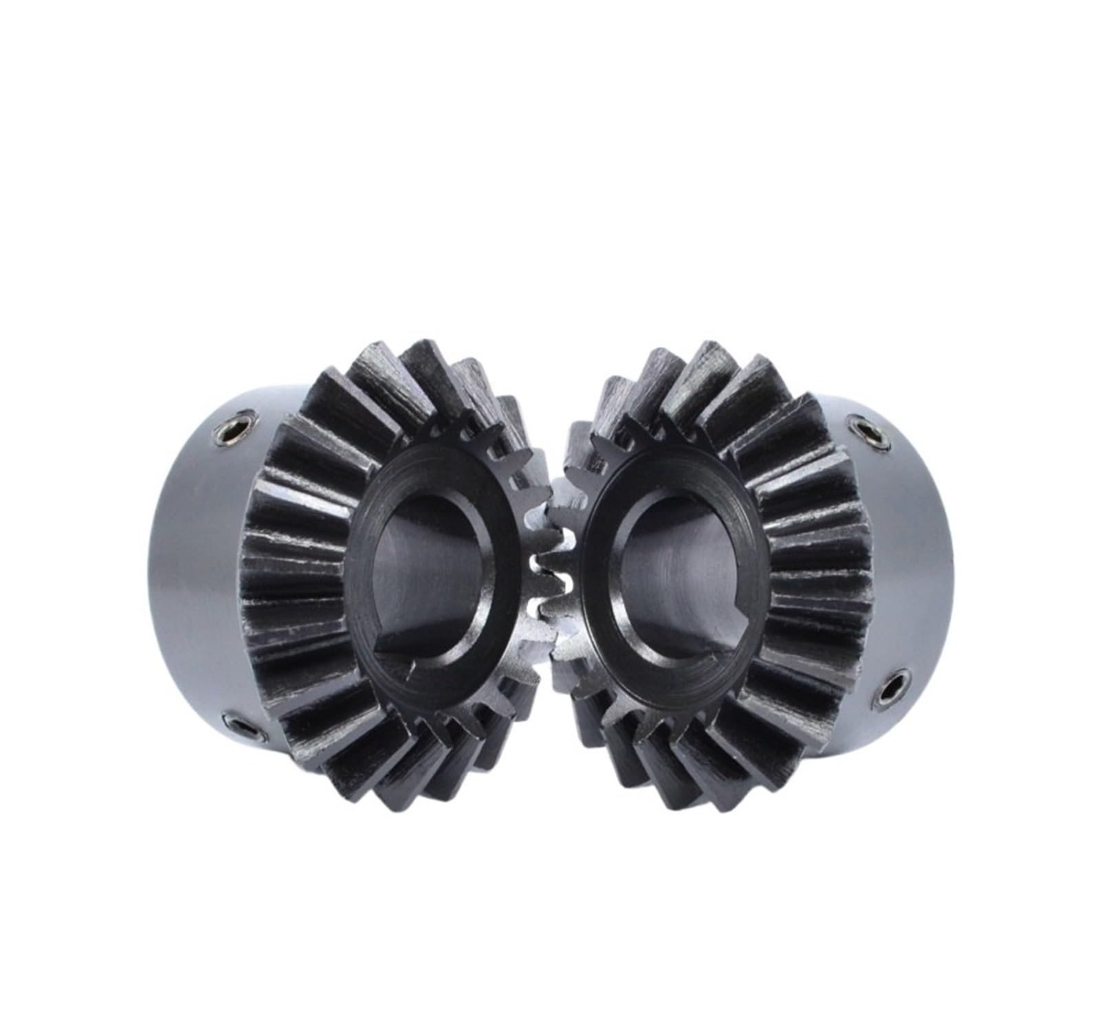 Bevel Gear Pinion Hardware Mechanical 1pcs 25Tooth Hole 5mm - 15mm Carbon Steel Straight Bevel Gear Ratio 1:1 Top Thread M5 Transmission(10mm)