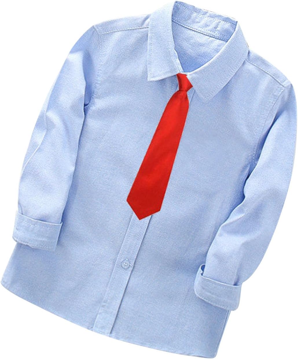 Boys Shirt Back to School Button Down Shirts with Pocket Collared Gentleman's Uniform Short Sleeve Casual Tops
