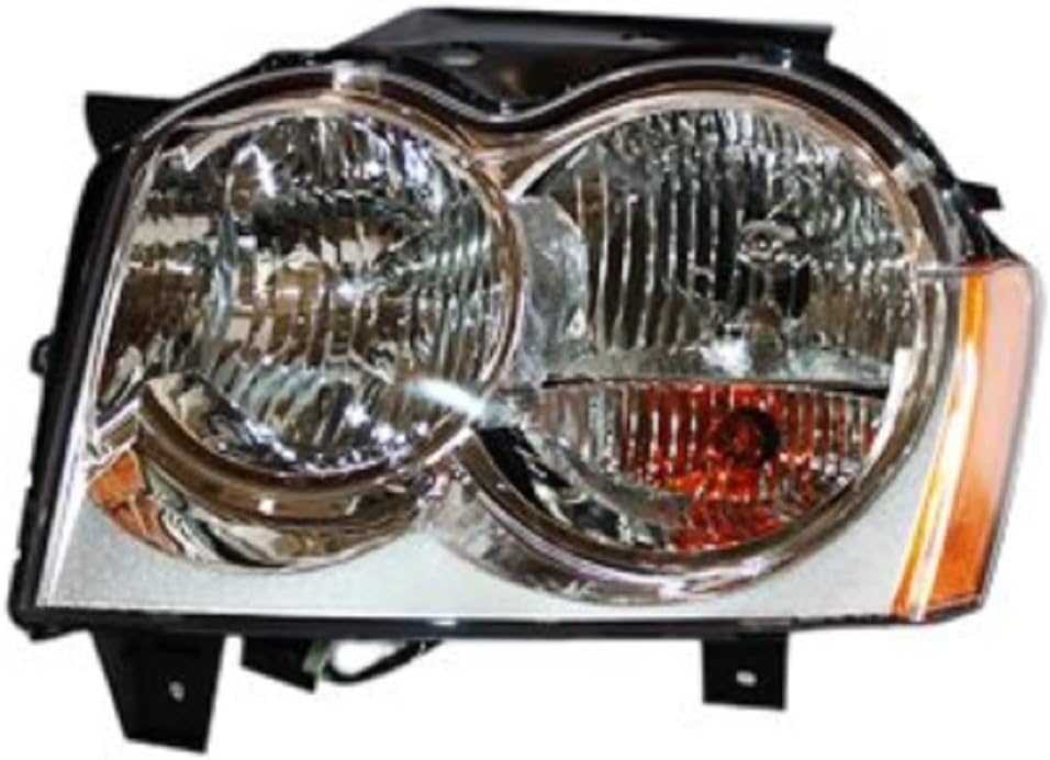 TYC Left Headlight Assembly Compatible with 2005-2007 Jeep Grand Cherokee