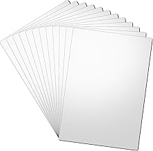 LLPT Magnetic Printable Paper | Pack of 12 | Matte Magnetic Paper Inkjet Printer Fridge Magnetic Film | for Photos DIY Craft Signs (MSP598312YG) | 15 cm x 21 cm