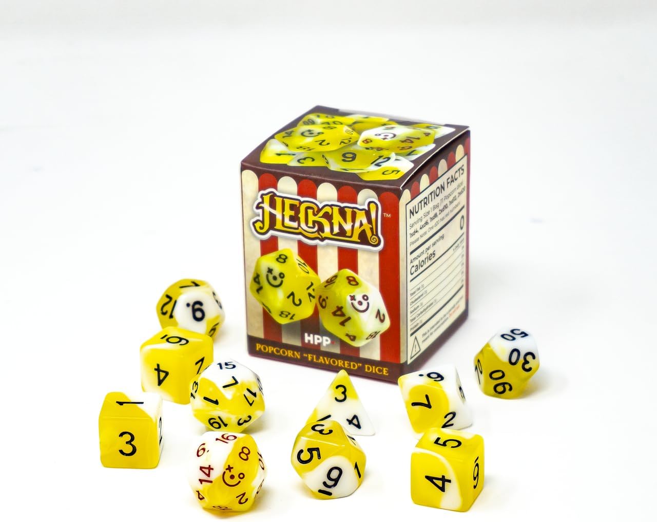 Heckna! RPG: Popcorn Dice Set