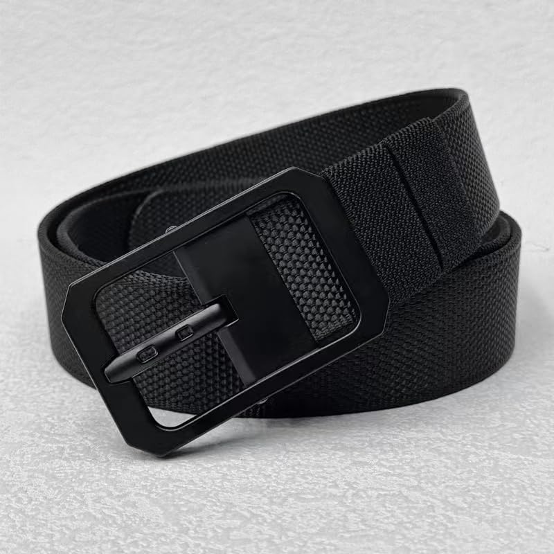 Men'S Fashion Thickening Nylon Metal Buckle Belt Outdoor Casual Golf Sports Tactical Belt2