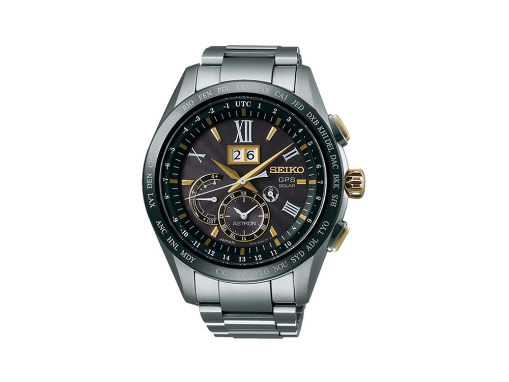 Watch Seiko Astron SSE139J1 Men's Black Titanium