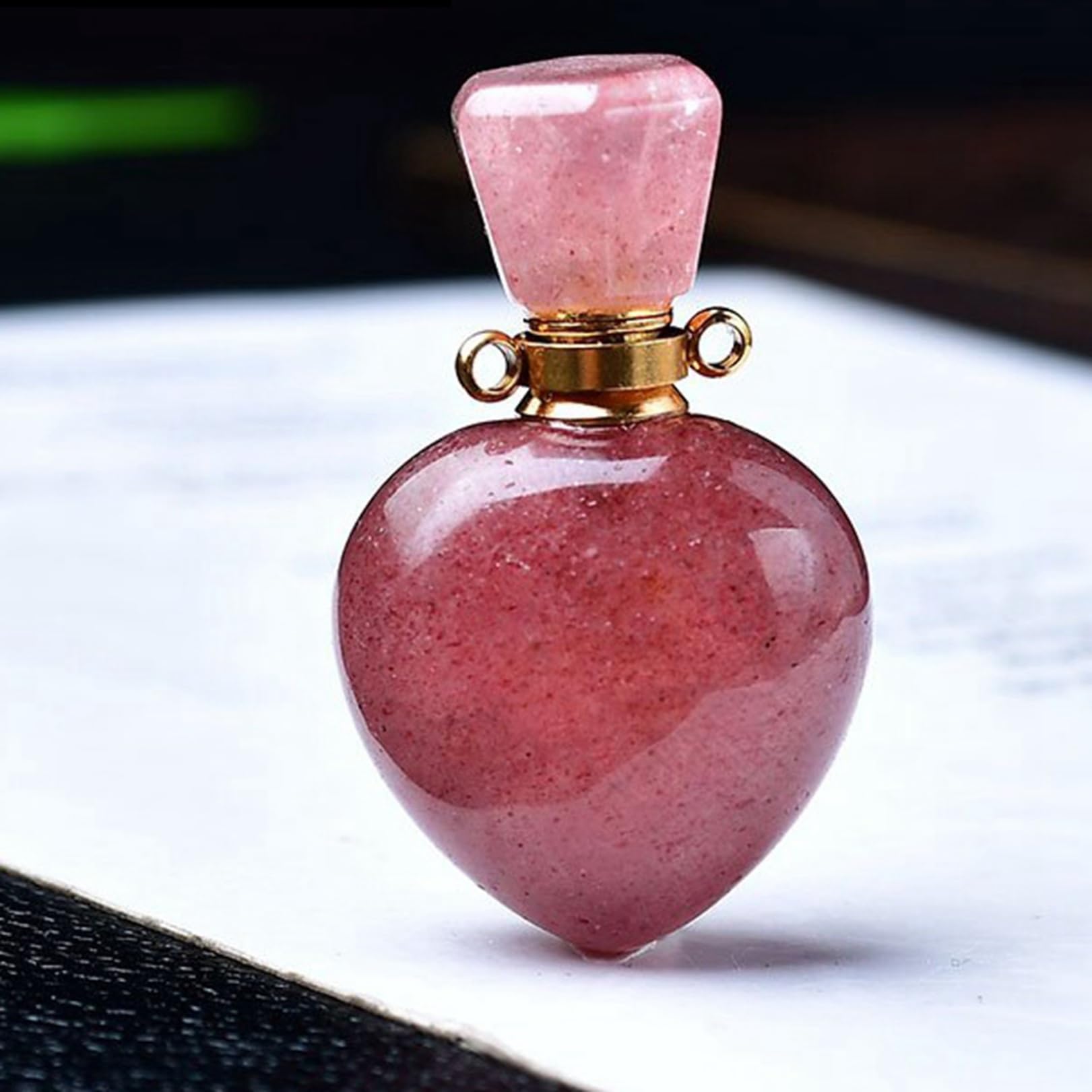 ミニチュア香水瓶 ピンクホワイト