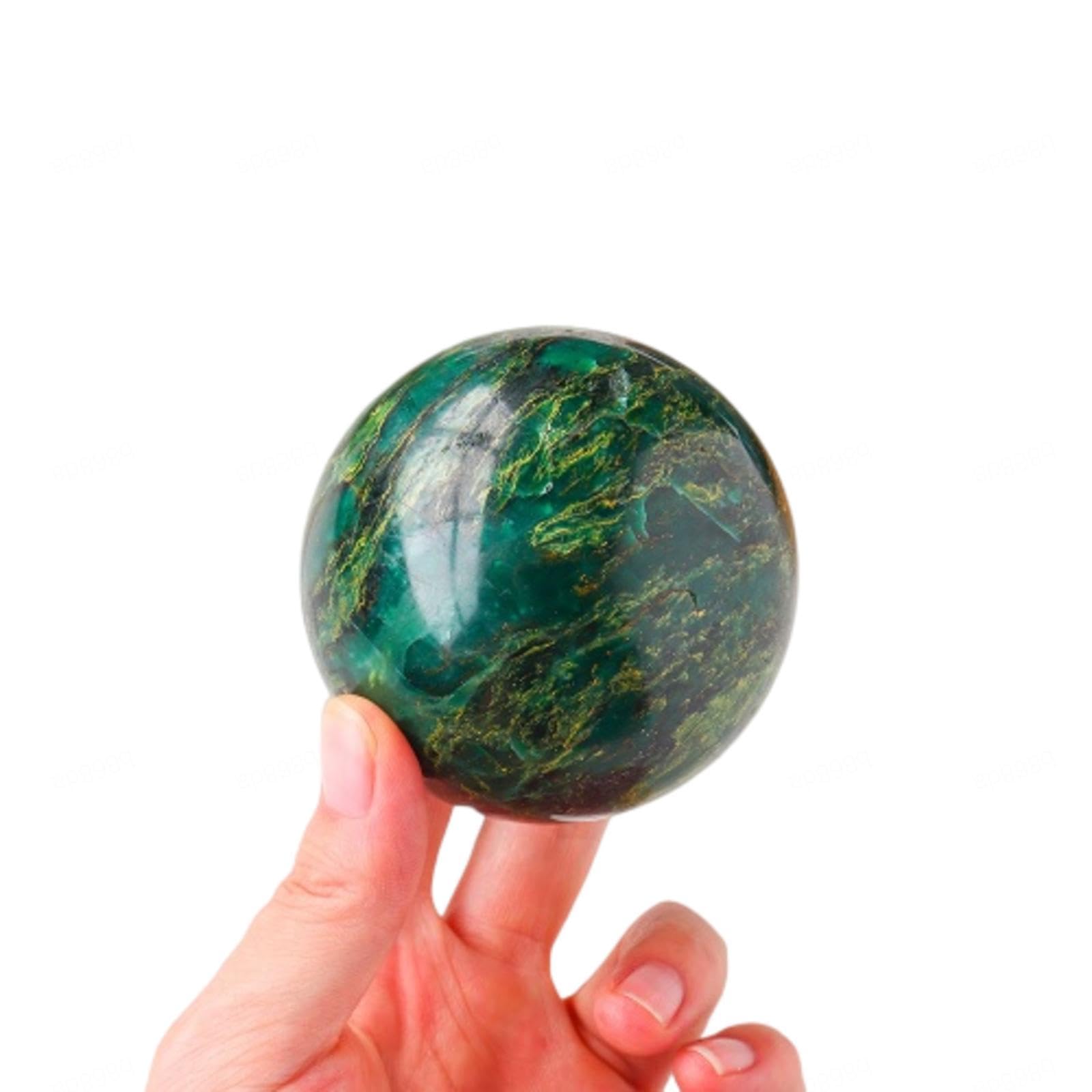 Esfera de cuarzo esmeralda piedra mineral verde de colección coleccionistas