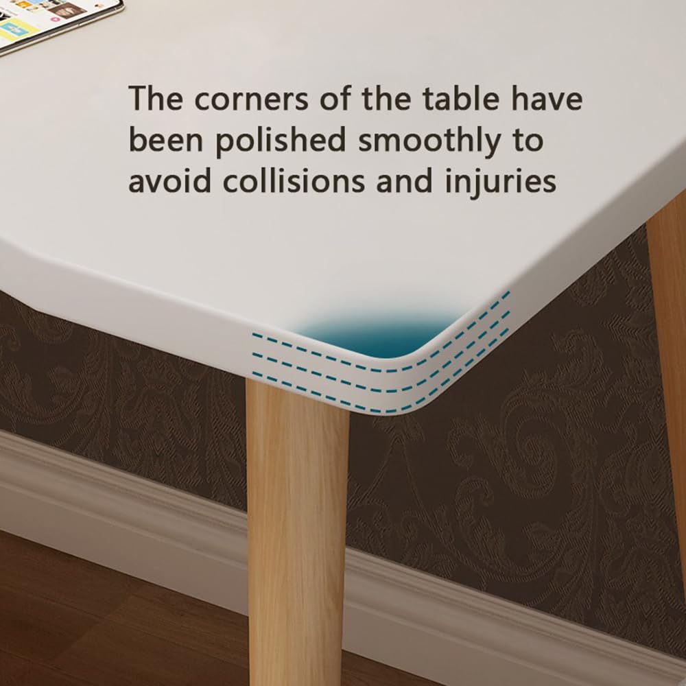 Computer Desk Study Writing Table for Home Office Home Bedroom Simple Study Desk, Modern Simple Style Laptop Table Writing Desk Home Desk (WHITE2)