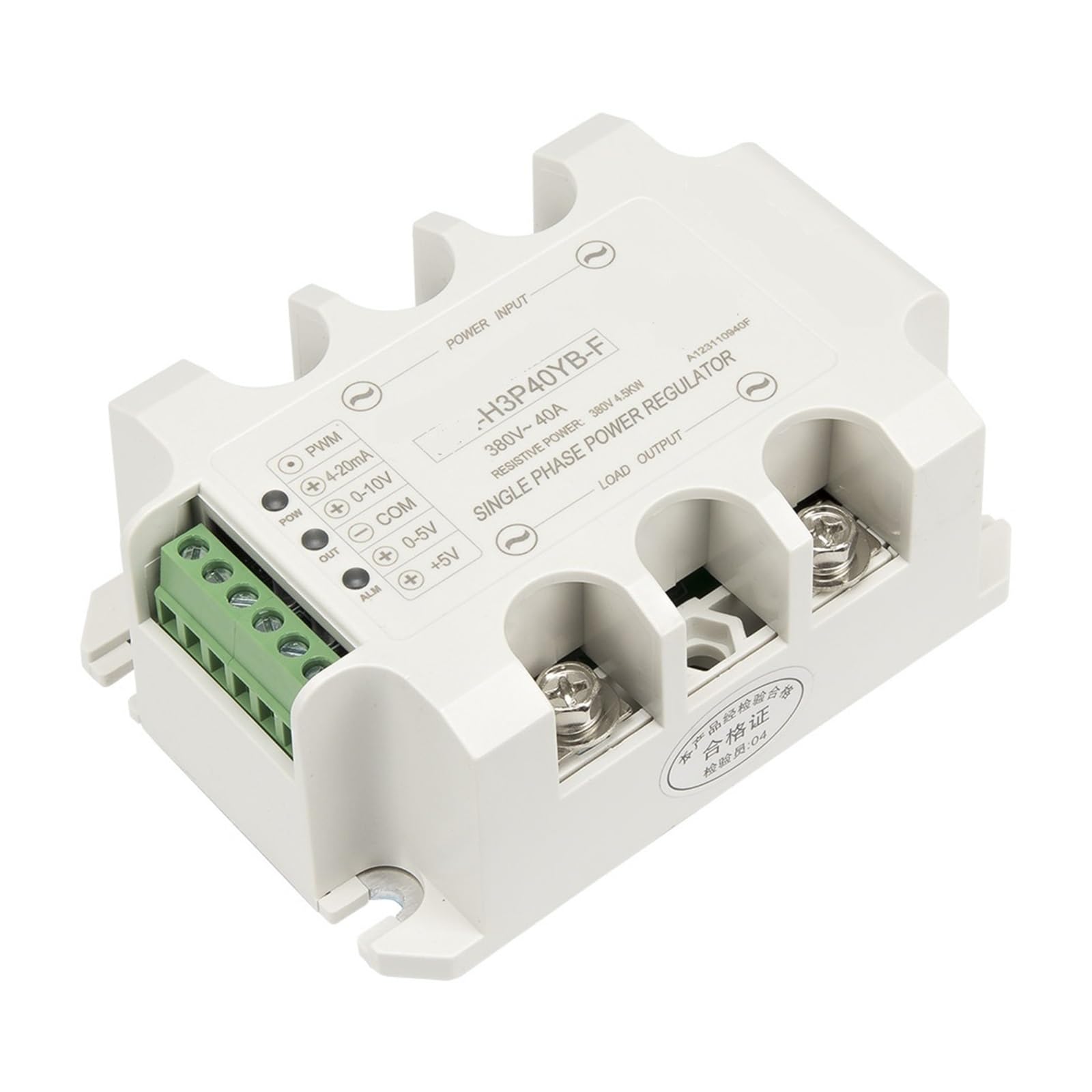 modulo relè allo Stato Solido H3P40YB-F monofase AC 40A 380V Circuito Chiuso regolatore di Tensione a Stato Solido a Feedback Negativo/modulo regolatore di Potenza