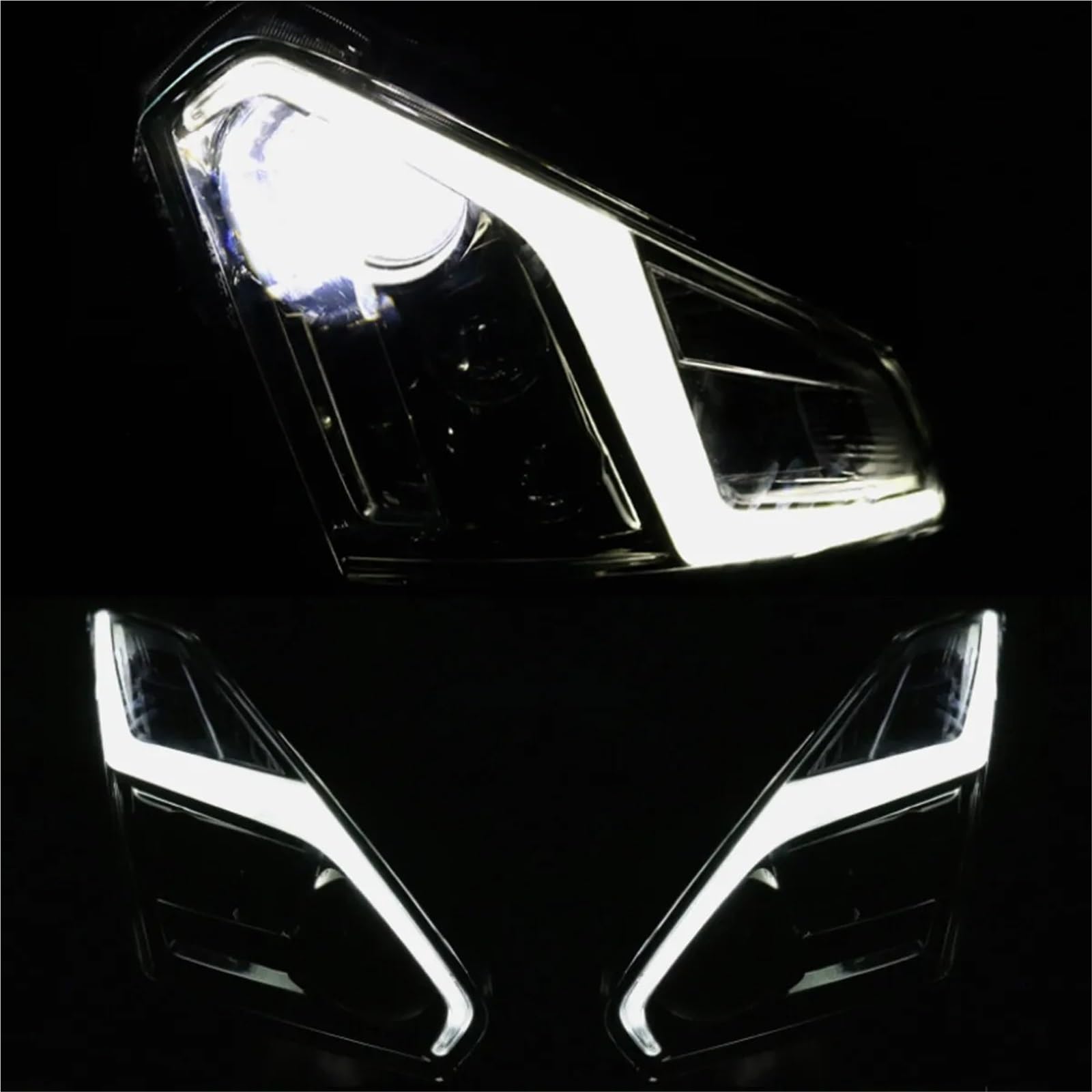 Faro Fanale Proiettore Per Nissan R35 Per GTR Coupe 2 Porte 2009-2022 Coppia Fari Anteriori A LED FDRL Gruppo Fari Proiettore Gruppo Fari