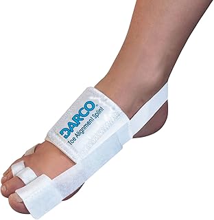 Darco - Férula de alineación, color blanco, de perfil bajo, tamaño único