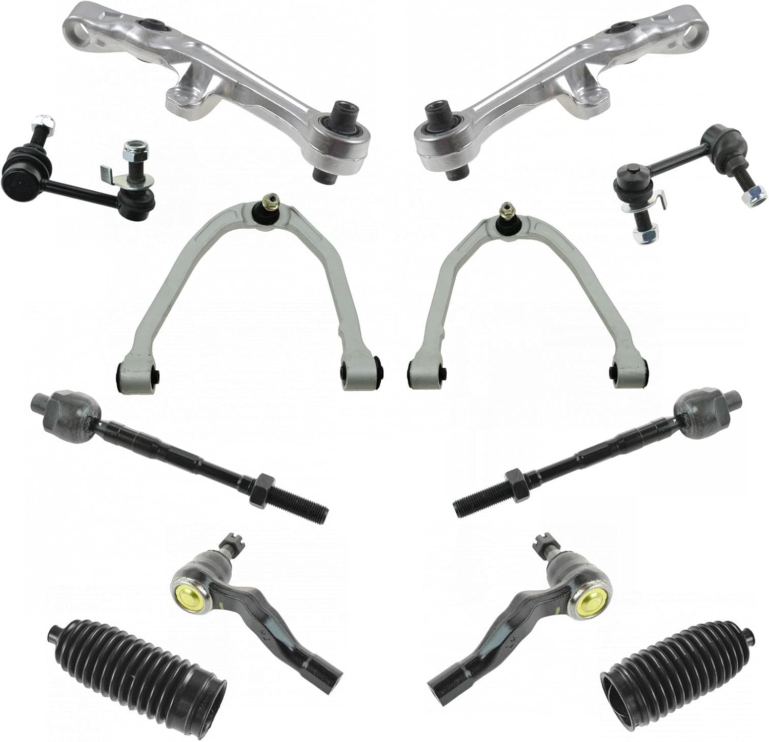 TRQ 12-Piece Front Steering & Suspension Kit (Vehicle Specific Fit)