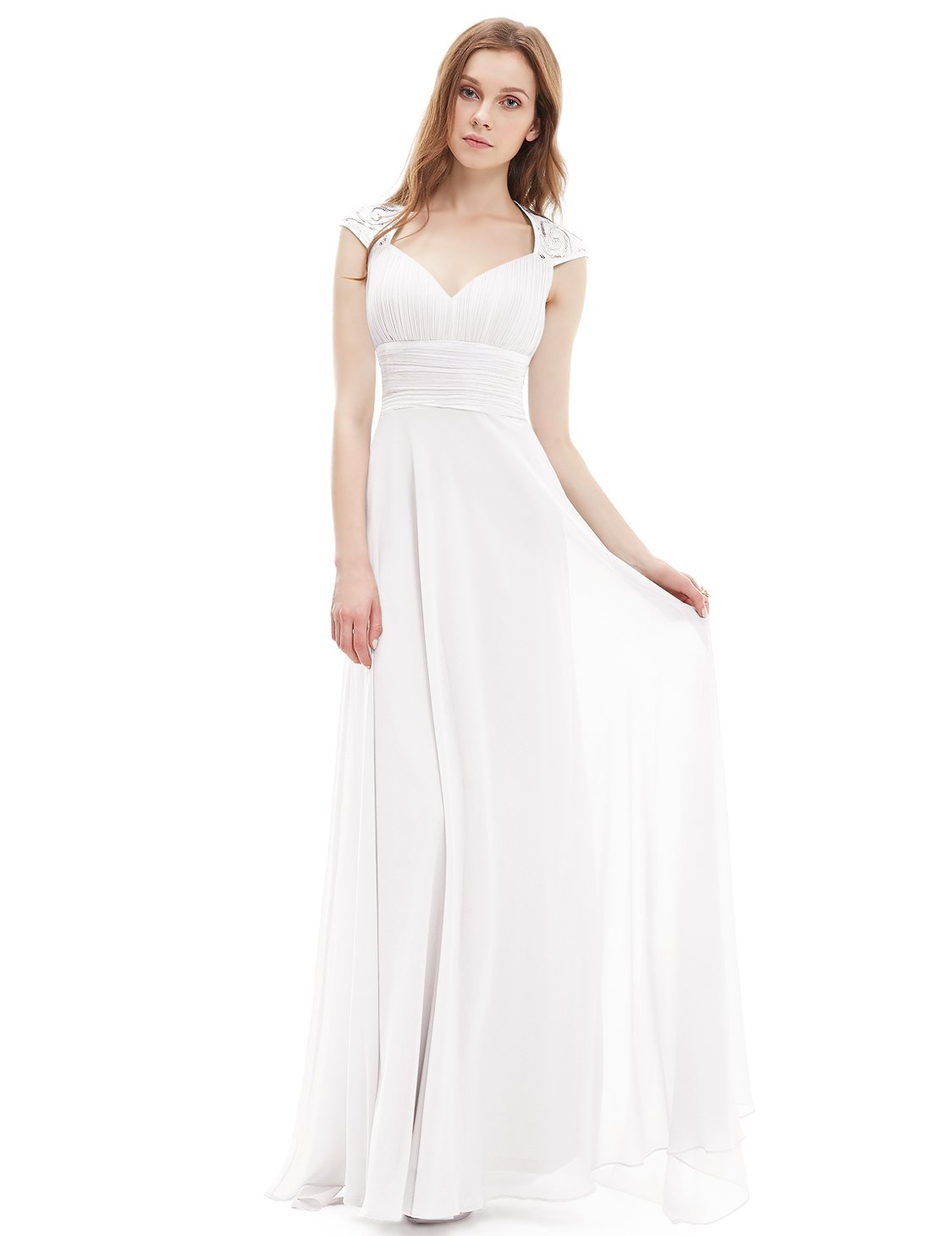 Ever Pretty Womens Empire Waist Formal Long Military Ball Gown