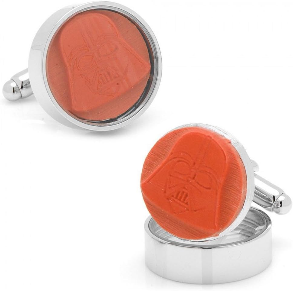 Star Wars Darth Vader Rubber Stamp Cufflinks Cuff Links PA-SW-DVH-STMP