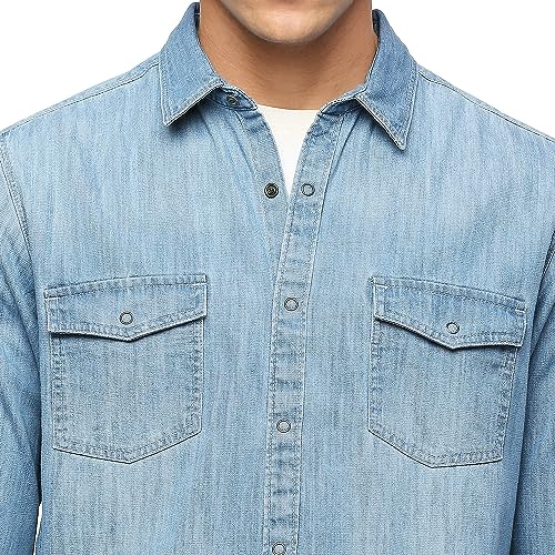 Image of Pepe Jeans Men's Cotton Regular Fit Shirt