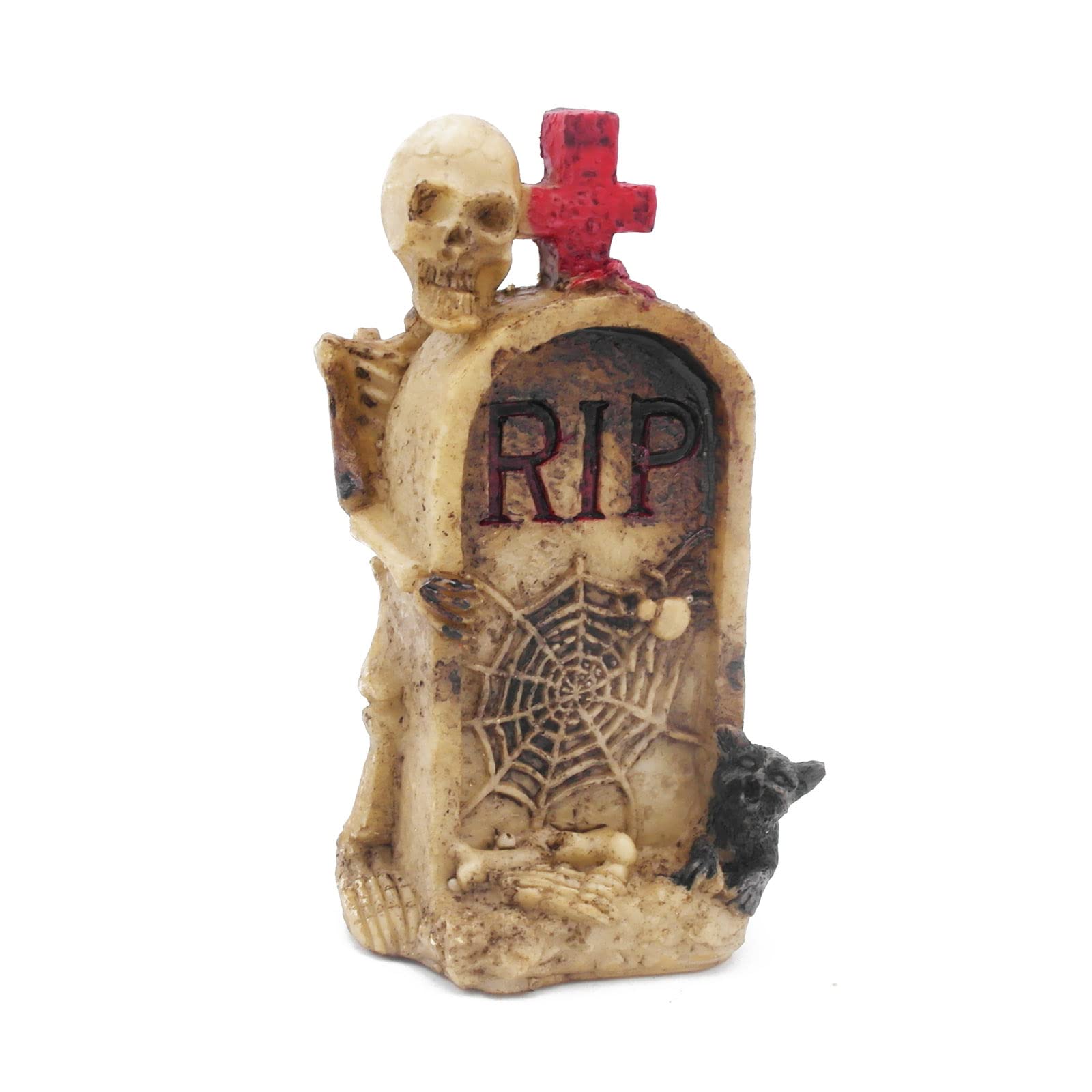 Kocris Casa Skull Gravestone Statues Reptile Small Figurine Sculpture Aquarium Terrarium Fish Tank Decorations Ornament Egypt Turtle Lizard Tanks Egyptian Décor