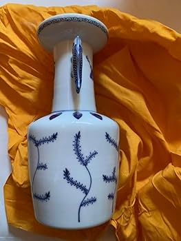 三浦竹泉 造 染付高砂手花瓶  青花 花器 花入 Amazon.co.jp: 三浦竹泉 造 染付高砂手花瓶 青花 花器 花入 : ホビー