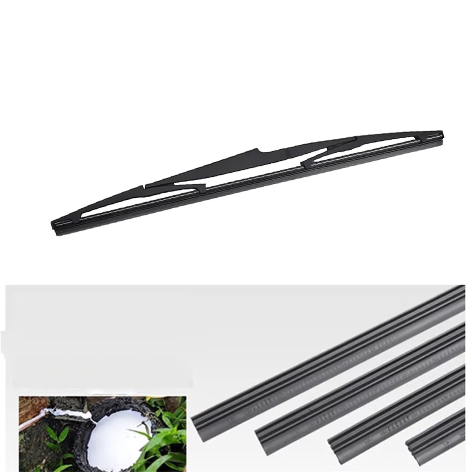 tergicristalli per Auto Compatibile con SsangYong per Korando C C200 2010 2011 2012 2013 2014 2015 2016 2017 24" 16" 14" Spazzole Tergicristallo Anteriore E Posteriore