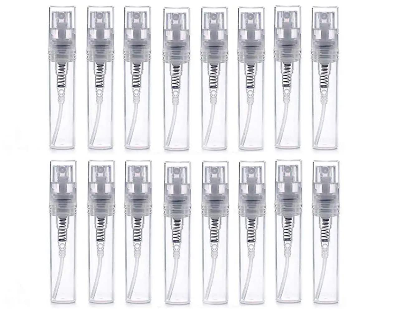 M.C. PIPWALA 12pcs 5ml Mini Clear Transparent Empty Plastic Pocket Pen Spray Bottle Refillable Bottle Sanitizer, Toner, Perfume, Lotion, Moisture, Oil, Costemic, Travel use(Pack of 12)-image-49