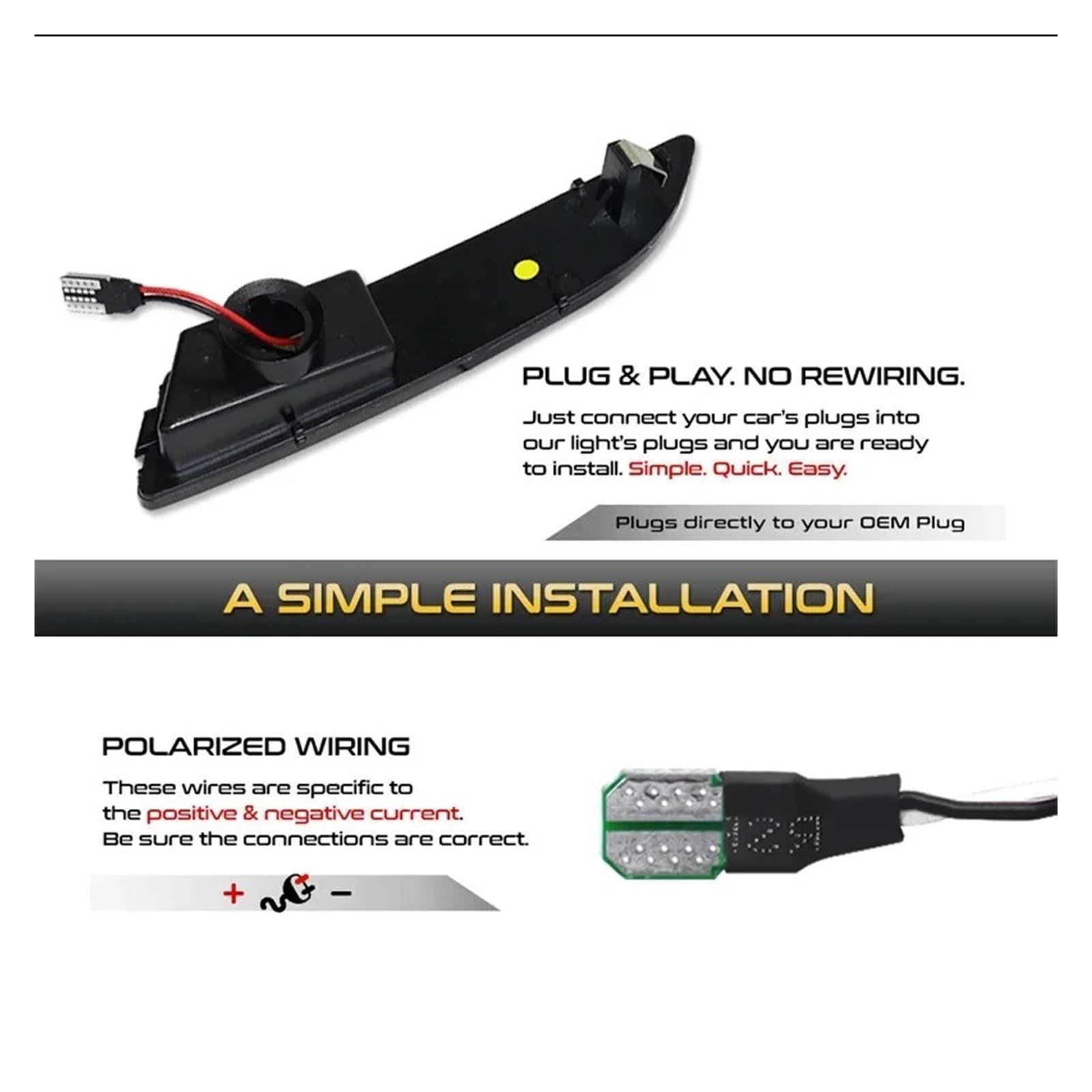 Lampada Specchietto Retrovisore 2 Pezzi Ambra Giallo Anteriore Luci Posizione LED Paraurti Anteriore Gruppo Lampada Indicatore Direzione 12V T10 Per Chrysler Per Crossfire 2004-2008 Auto Segnale Lam