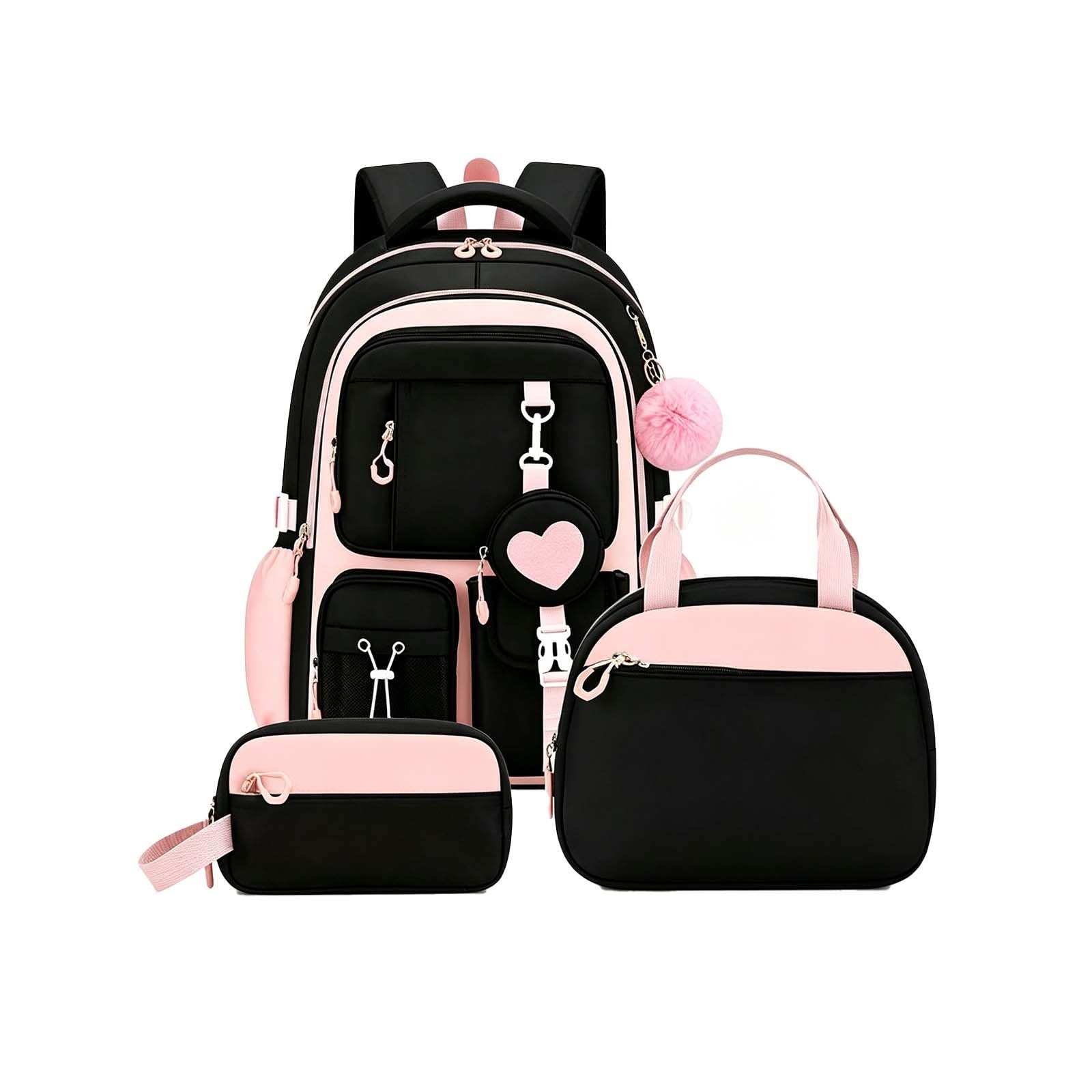 Kit de fournitures scolaires 3 pièces pour sac à dos grande capacité