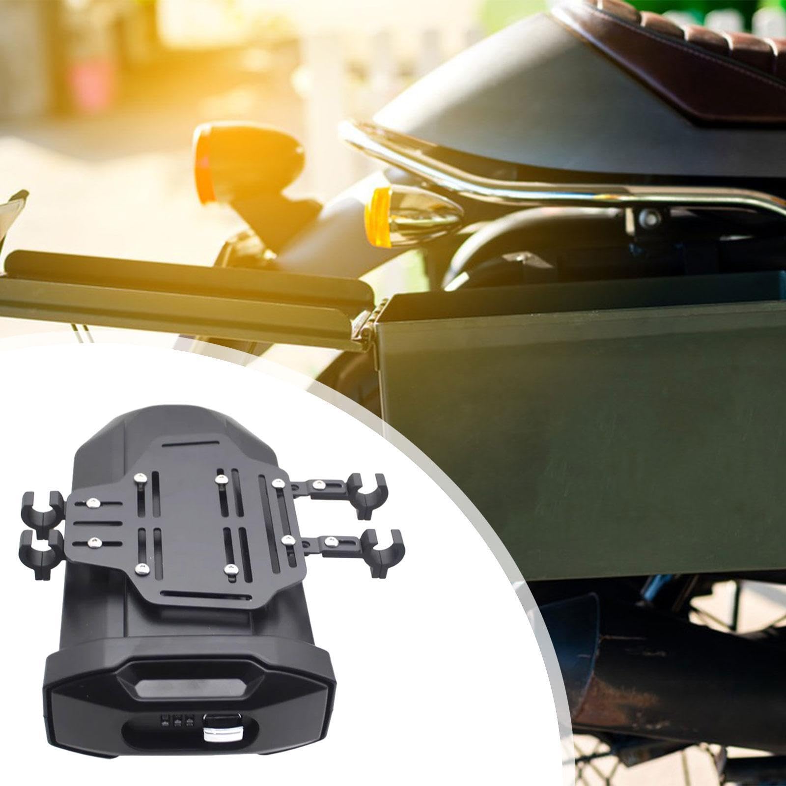 Valise étanche 800 MT avec serrure à code, boîte à outils moto 8 L, compagnon idéal des aventuriers. Pour Dimensions : 310 x 175 x 90 mm. Chaque achat comprend une boîte outils avec serrure