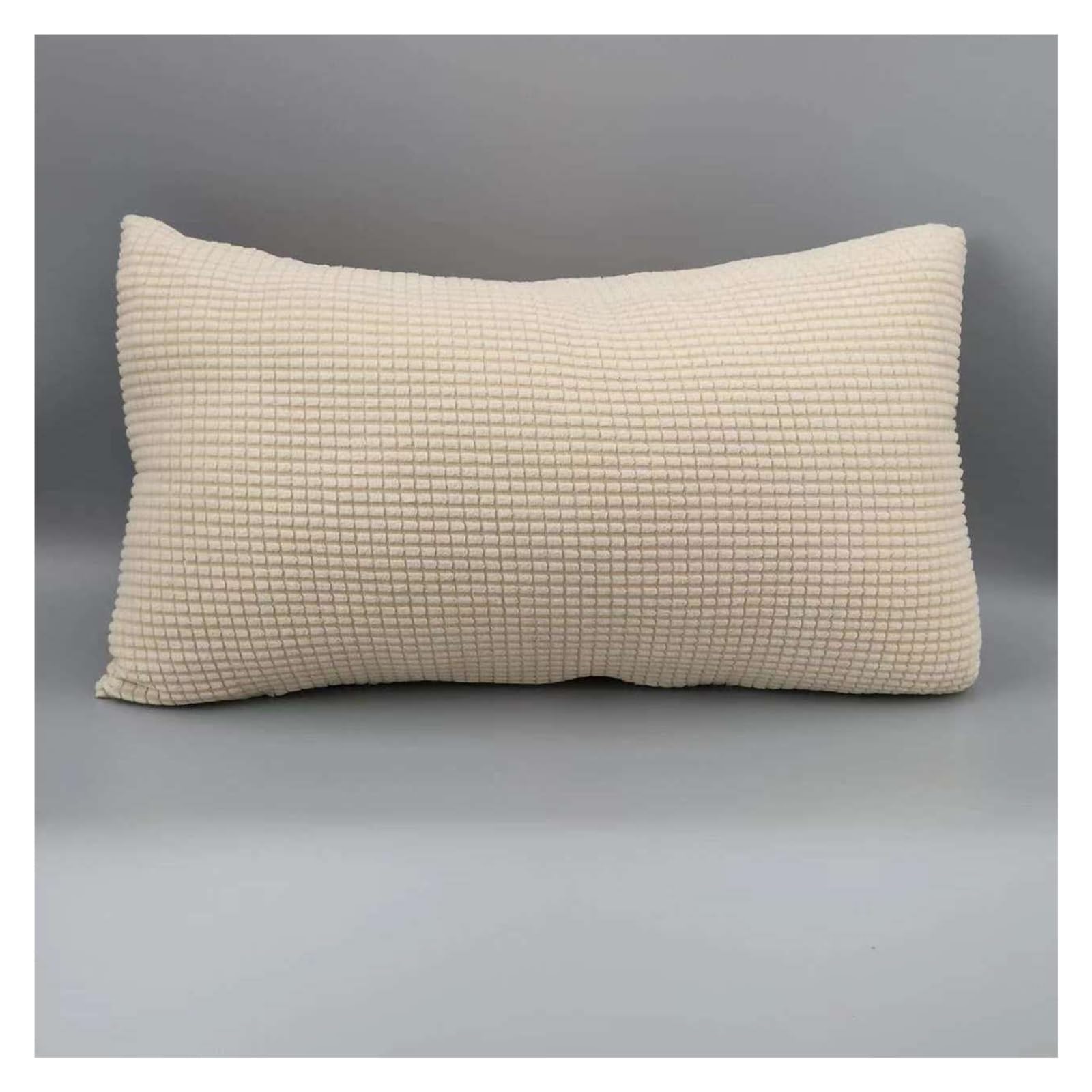Decorative Throw Pillow Covers Pillowcases for Sofa Cushions Rectangular for Living Room Couch Cushion Covers Protectors Pillow Cover for Bed Corduroy Fabrics Cushion Slipcover ( Color : Beige , Size