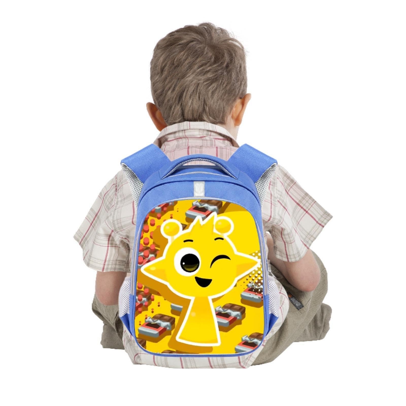 kids backpack with reflective strips anime shoulder bag for teens boys girls| stylish fashion wear | trendy clothing