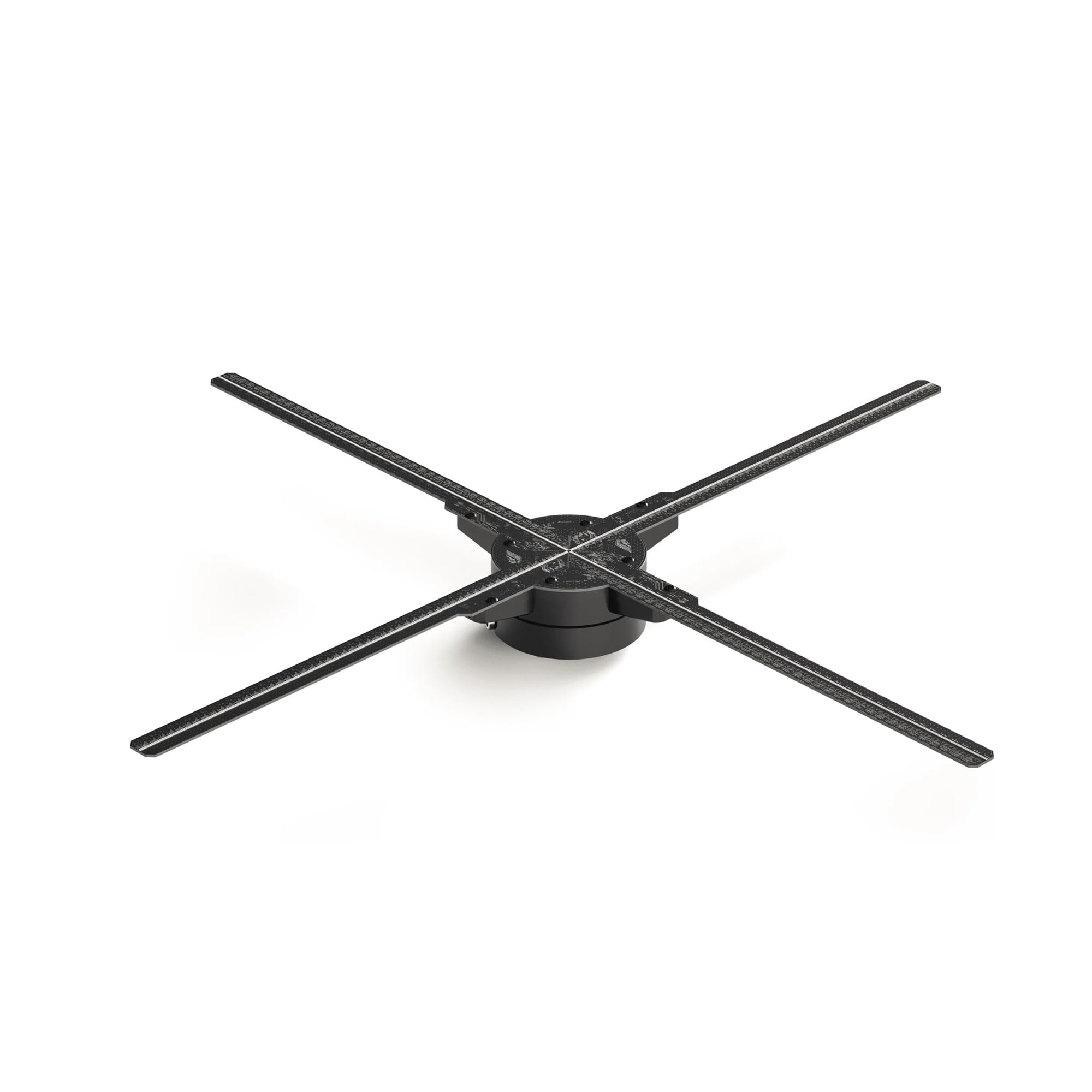Wentylator z hologramem 3D, Projektor holograficzny 3D Ekran wentylatora Wifi Lampa holograficzna LED Zawieszenie gołym okiem Wyświetlacz wirtualnego obrazu
