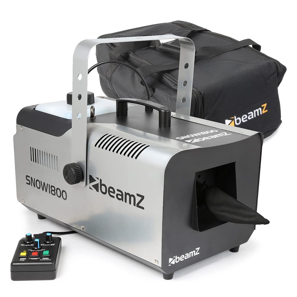Powerful 1800W Snow Machine Blizzard Effect Xmas Party DJ + FREE Carry Case