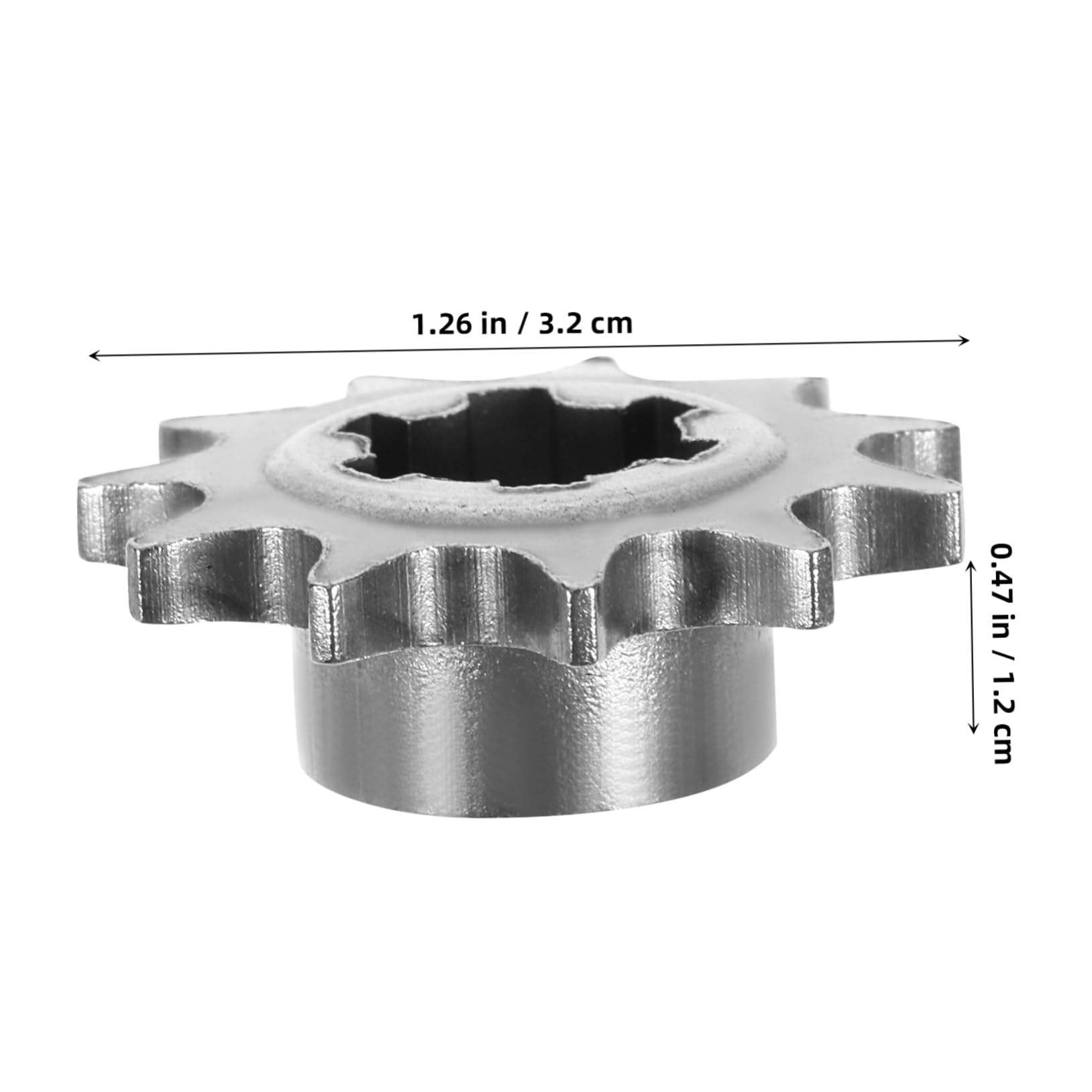 Ciieeo Metal Drive Sprocket Chain Cog Replacement for 47cc 49cc 2-Stroke Bike Front Sprocket Cog Upgrade
