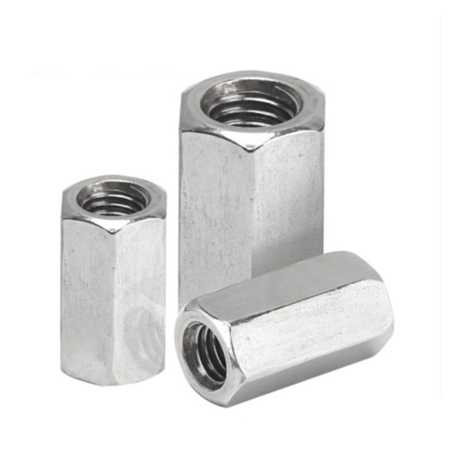 1-10 Uds M3 M4 M5 M6 M8 M10 M12 hembra a hembra tuerca de acoplamiento espaciador hexagonal de acero inoxidable (Color : 10mm_M3 5PCS)
