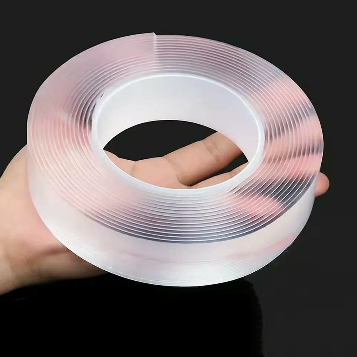 Nastro biadesivo nano, nastro trasparente impermeabile extra forte, senza tracce, nastro decorativo riutilizzabile, addensato, strumenti per la casa - 50 mm - Nastro nano - 20 m - 1 mm