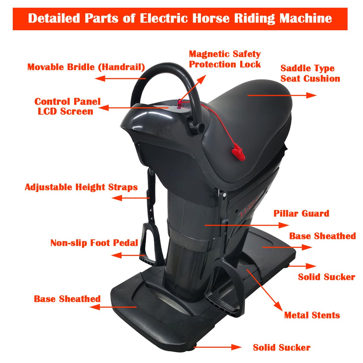 Amazon | techtongda Horse Riding Abdominal練習マシン胃重量損失