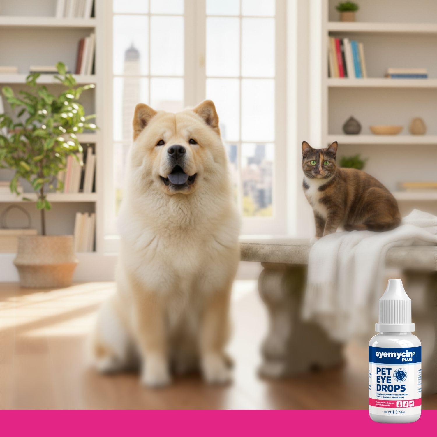 EYEMYCIN pet Eye Drops 1 fl oz Eye Drops for Dogs and Cats Vet-Recommended Dog Eye Infection Treatment to Soothe Infection Allergy,Relieve Dry Eyes Pink Eyes, Pet Tear Stain Cleaner Horses & Birds — Amazon image 8