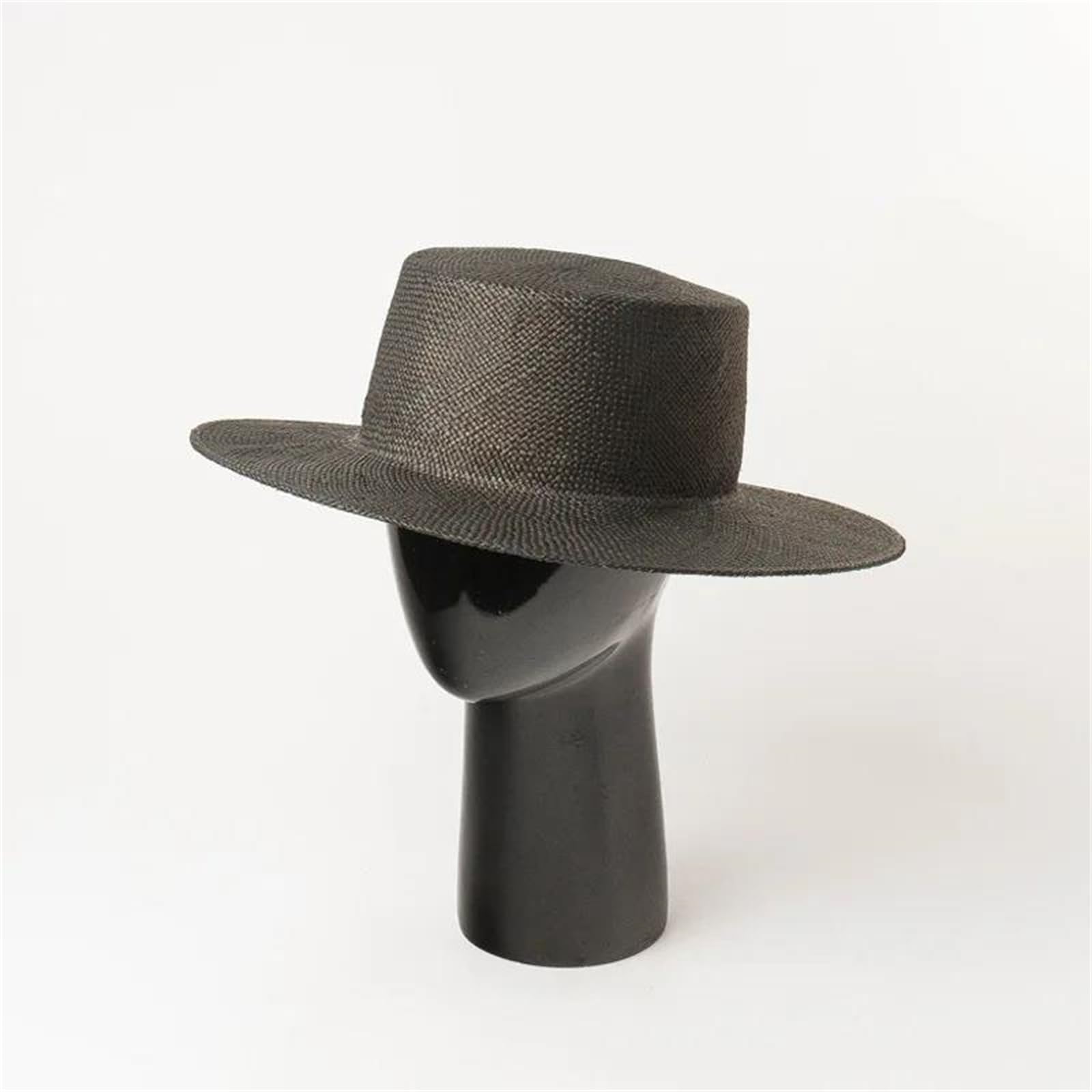 Sombrero de verano para mujer y adulto, sombrero de paja con parte superior plana, sombrero de paja para vacaciones al aire libre, sombreros de playa