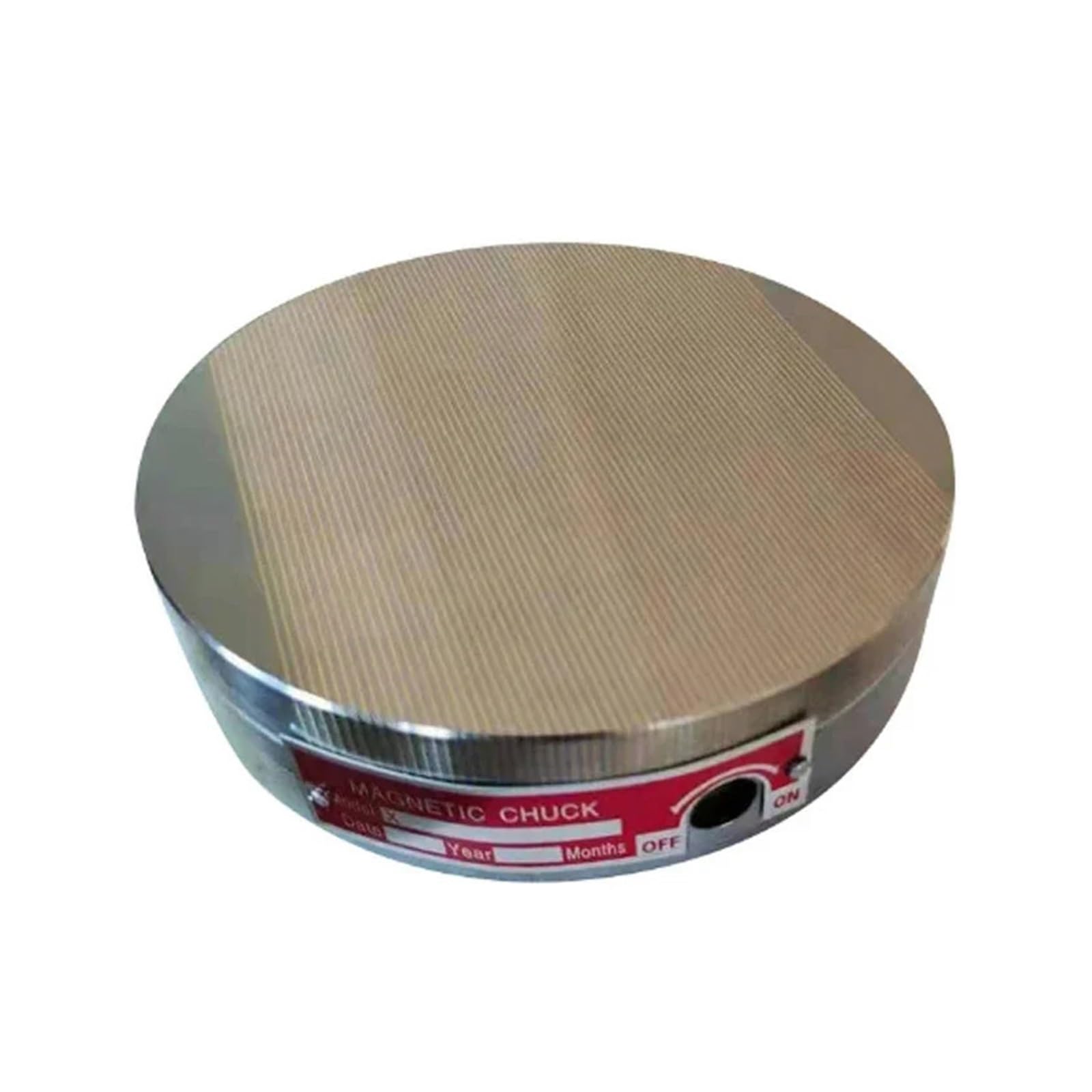 Innen- und Außenrundschleifen Magnettisch Runddrehmaschine Magnet Rund Permanent Magnetspannplatte Rundscheibe(160MM)