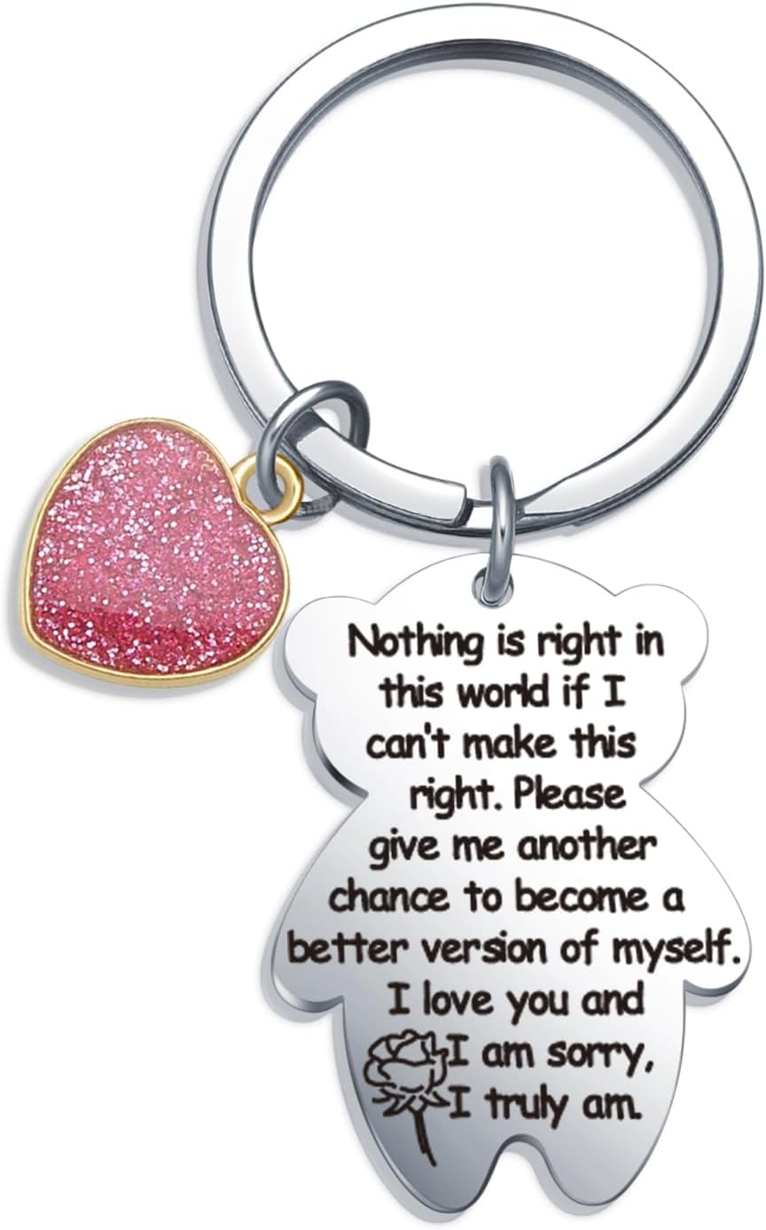 Im Sorry Gifts For Her Him Forgiveness Keychain Apology Jewelry Girlfriend Gifts Bestie Keychain