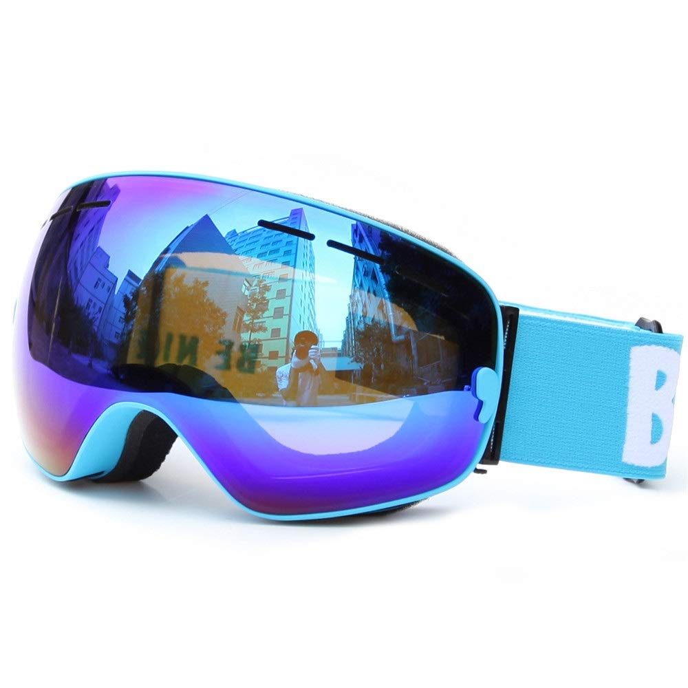 Occhiali da Sci Lenti Occhiali da Neve Protezione UV Occhiali da Snowboard Sci Snowboard Occhiali sopra Gli Occhiali per Uomo Donna Giovani Snowboard Jet Snow