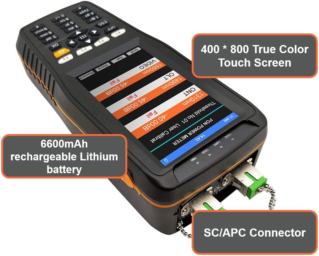 New Product Qiirun TM70B PON Power Meter with 10mW Visual Fault Locator and Fiber Optical Power Meter Functions, 3 in 1 PON Tester for PON Network Construction and Maintenance Buy 1 get 1 🔥 Qiirun TM70B PON Power Meter with 10mW Visual Fault Locator and Fiber Optical Power Meter Functions, 3 in 1 PON Tester for PON Network Construction and Maintenance