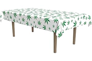 Beistle Weed Tablecover: Enhance Your 4/20 Celebration with Style