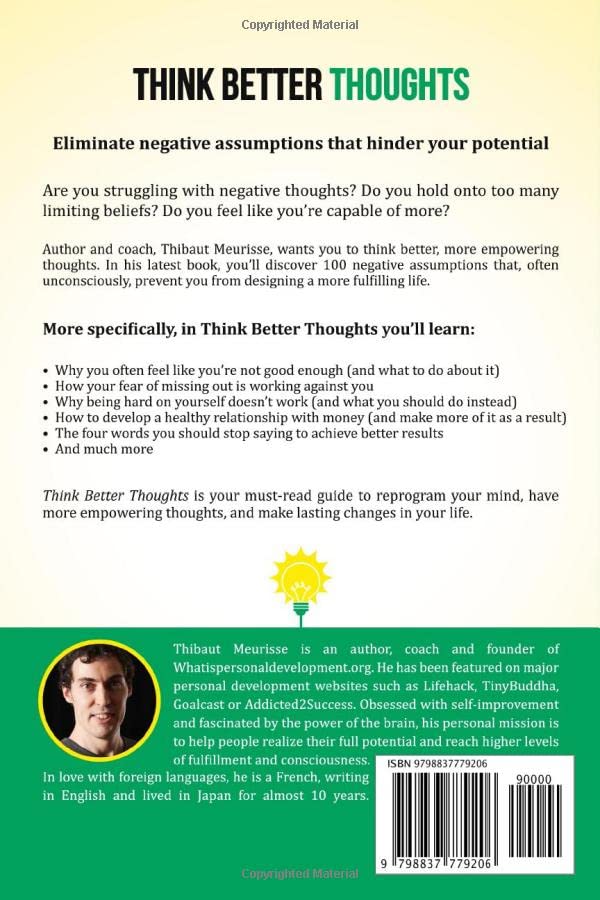 Miniatura 2 de Think Better Thoughts 100 Limiting Beliefs that Hinder Your Potential (and How to Eliminate Them)