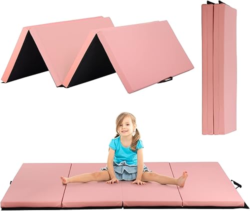 Colchoneta de ejercicio de gimnasia gruesa para el hogar, esterilla de yoga plegable, almohadilla de cuero para gimnasio y fitness