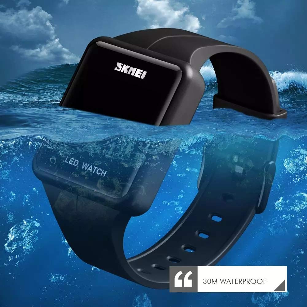 MASTOP Relojes digitales impermeables para hombre, estilo clásico, para deportes, al aire libre, para parejas, electrónicos