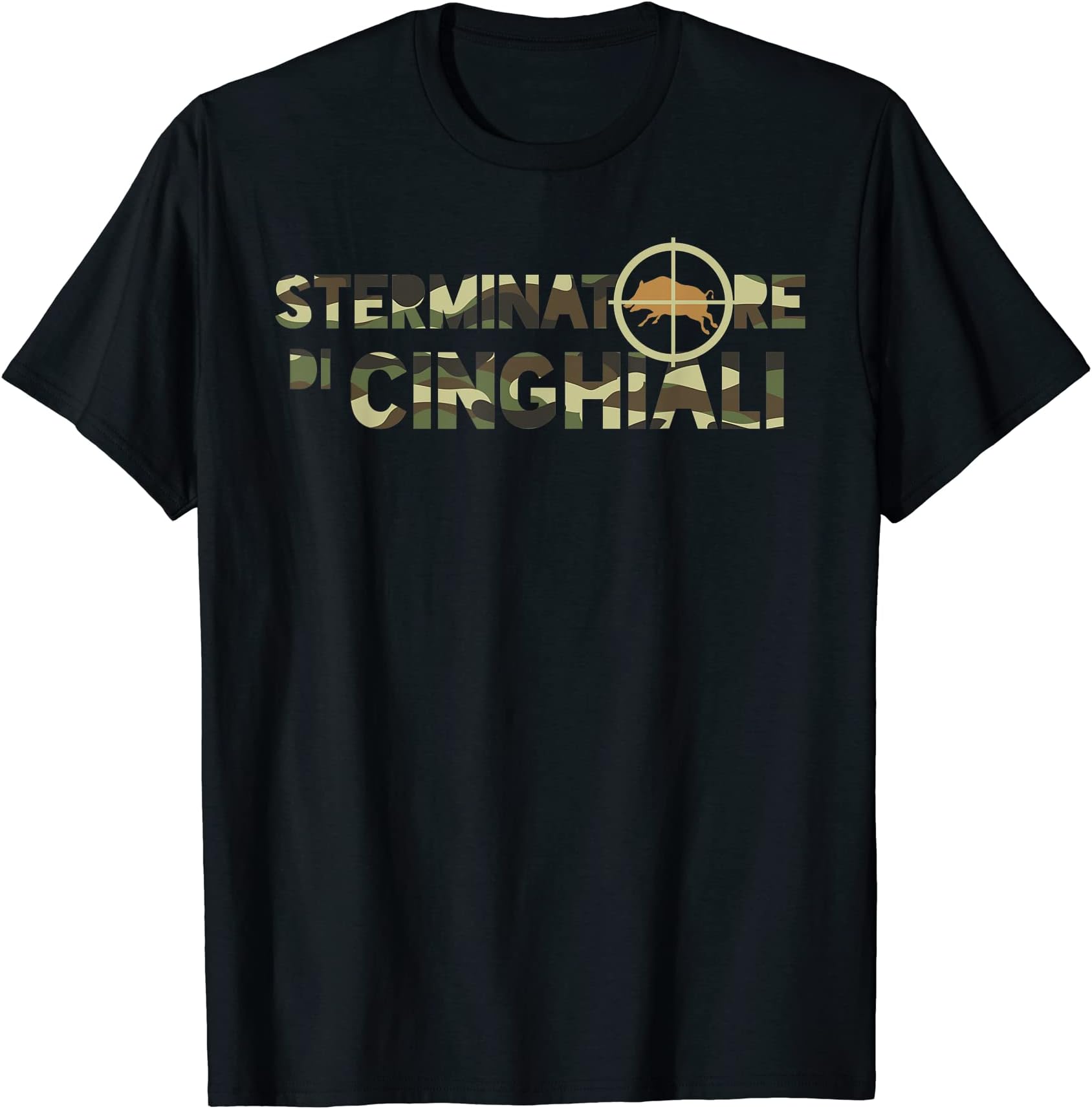 Frase Divertente Cacciatore Cinghiale T-Shirt