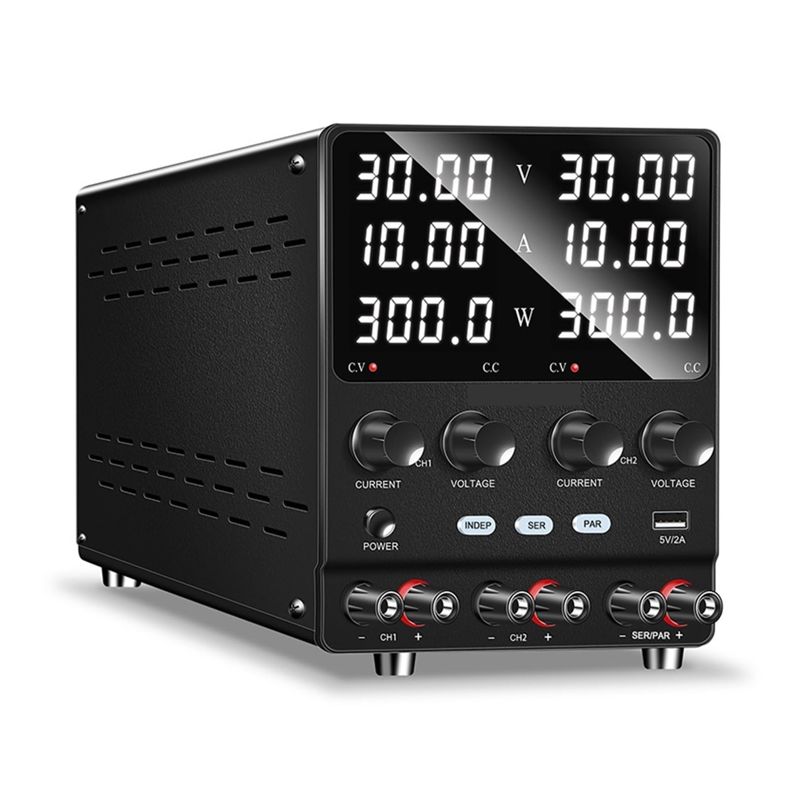 Alimentation CC Variable à double canal numérique avec tension régulée - 7