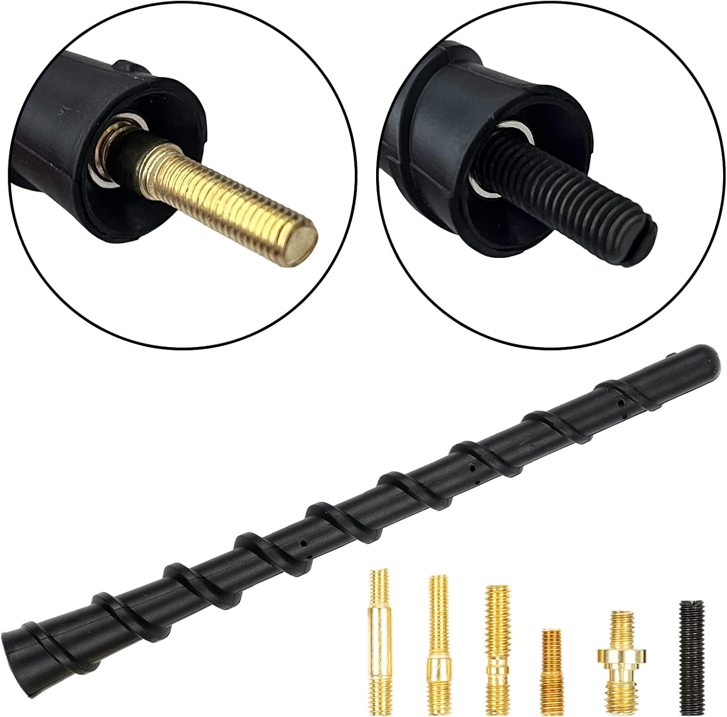 7 Inch Car Roof AM/FM Mast Whip Aerials Amplified Antenna for Jeep Grand Cherokee Commander Renegade Wrangler Compass Patriot