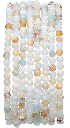 Miniatura 48 de Cuentas de ónix negro natural redondas de piedra semipreciosa suelta para hacer joyas 8MM 44PCS