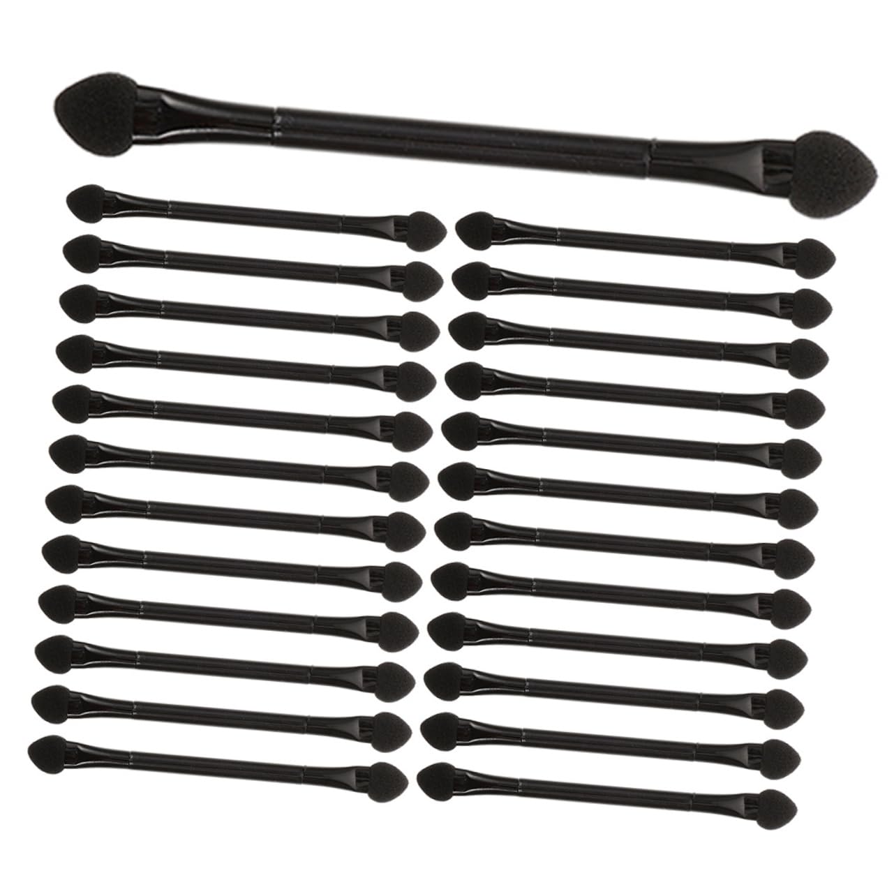 SOESFOUFU Dual Sided Eye Shadow Sticks Makeup Brushes for Girls 25pcs Set for Routine