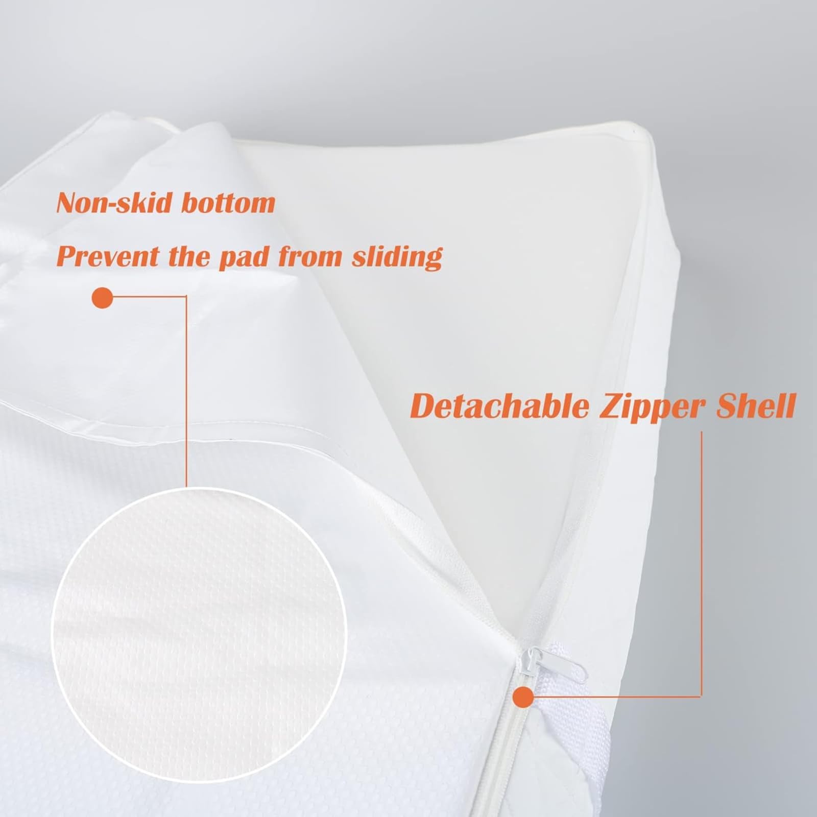 The Autostory Waterproof Contour Diaper Changing Pad – 80 x 40 cm Baby Change Mat with Safety Strap, Anti-Slip Base, Easy to Clean, Lightweight – Fits All Standard Changing Tables & Dresser Tops - Image 6 thumbnail